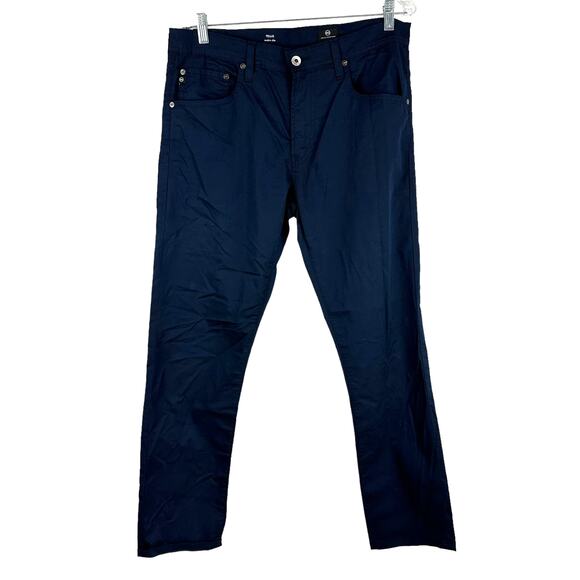 AG Adriano Goldschmied Tellis Modern Slim Mens Navy Blue 34 x 34 New With Defect - Picture 1 of 10